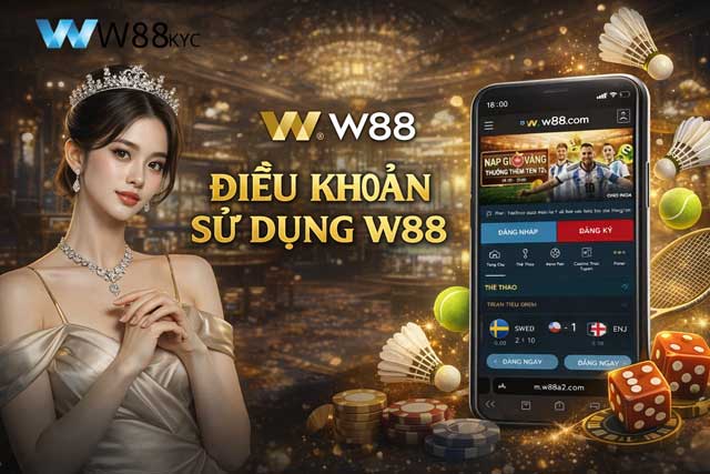 Bản điều khoản sử dụng chính thức tại hệ thống nhà cái W88 Teipro